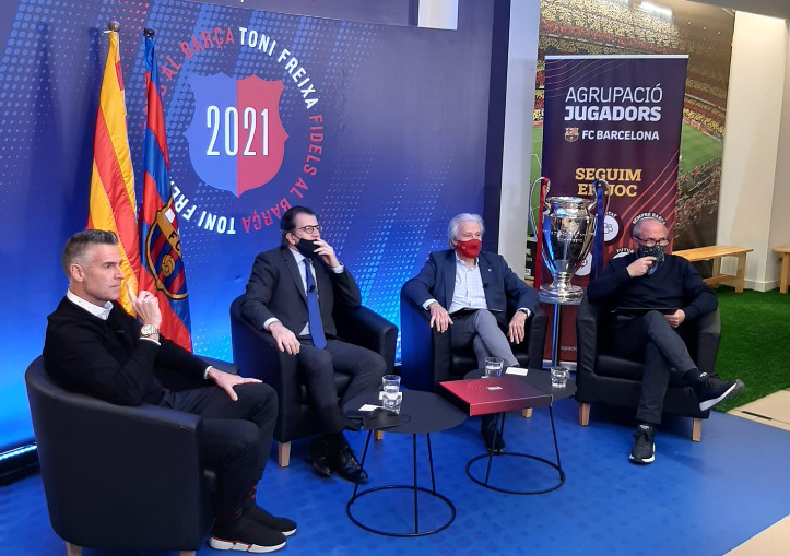 Toni Freixa, en la charla telemática con los empleados del Barça | Fidels al Barça