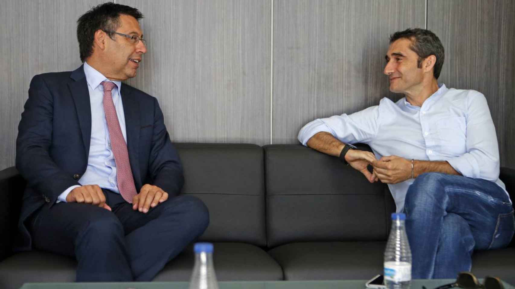 Ernesto Valverde y Josep Maria Bartomeu / REDES