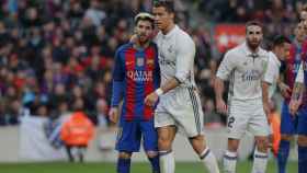 Messi, junto a Cristiano en un Clásico | EFE
