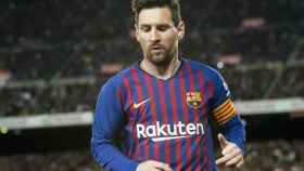 Una foto de Leo Messi un partido del Barça / FCB