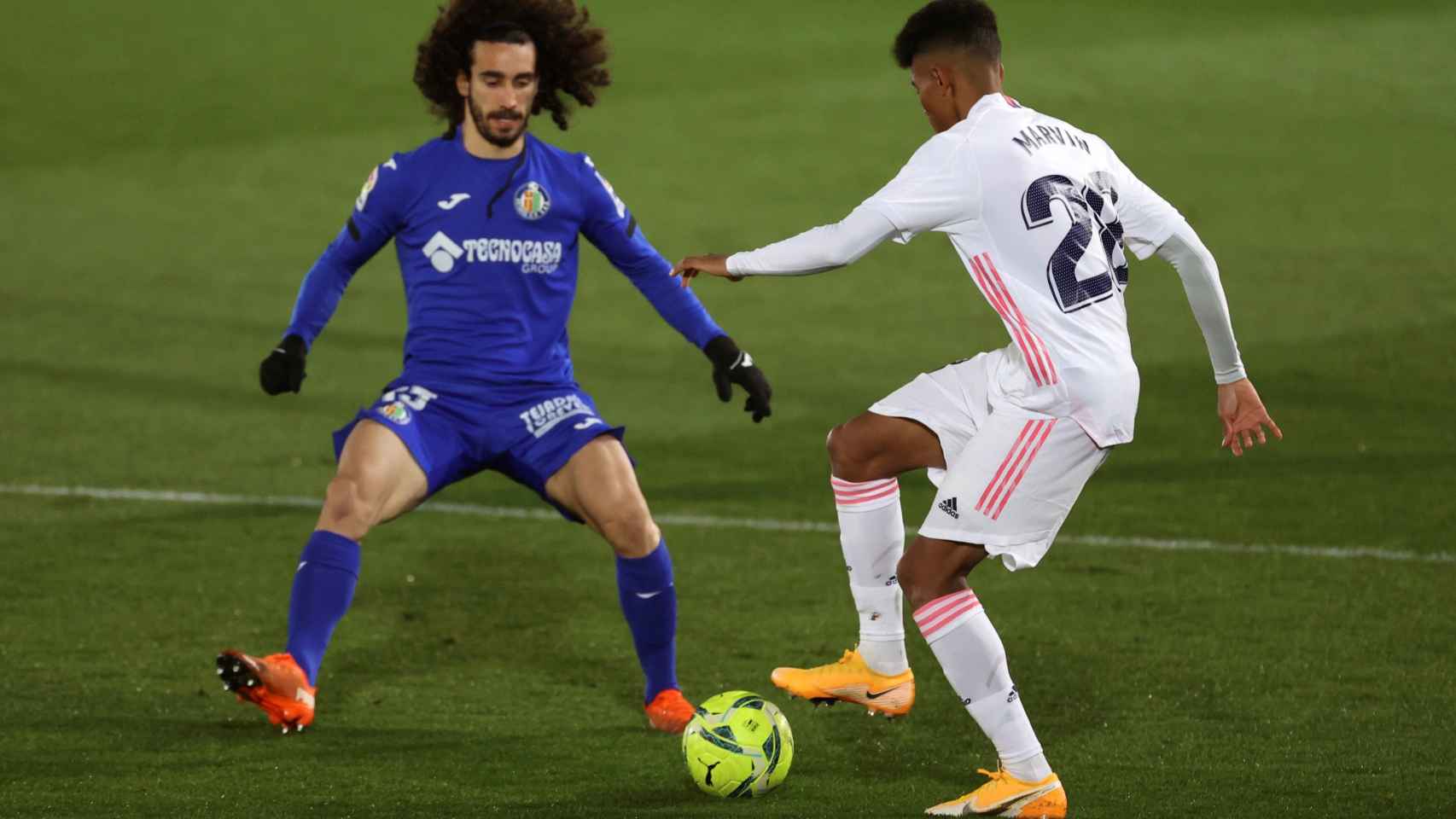 Marvin contra Cucurella en el Real Madrid-Getafe / EFE
