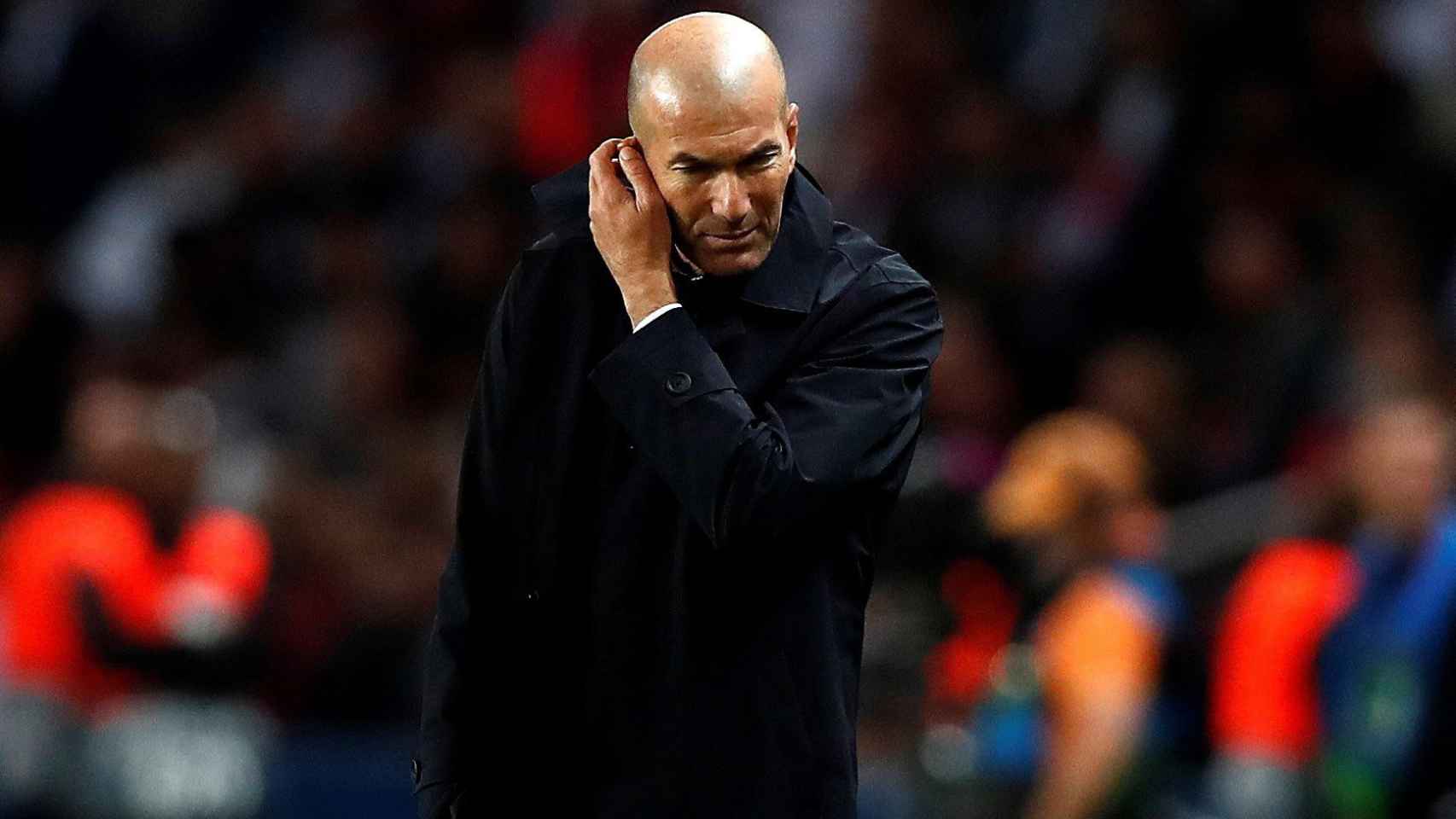 Una foto de Zinedine Zidane durante el PSG - Real Madrid / EFE