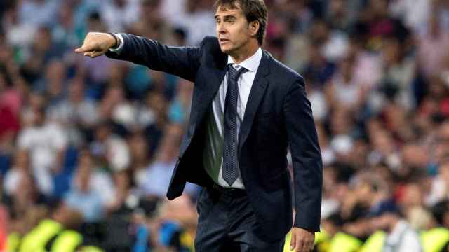 Julen Lopetegui todavía no ha dado oportunidades a una de las jóvenes promesas del equipo / EFE