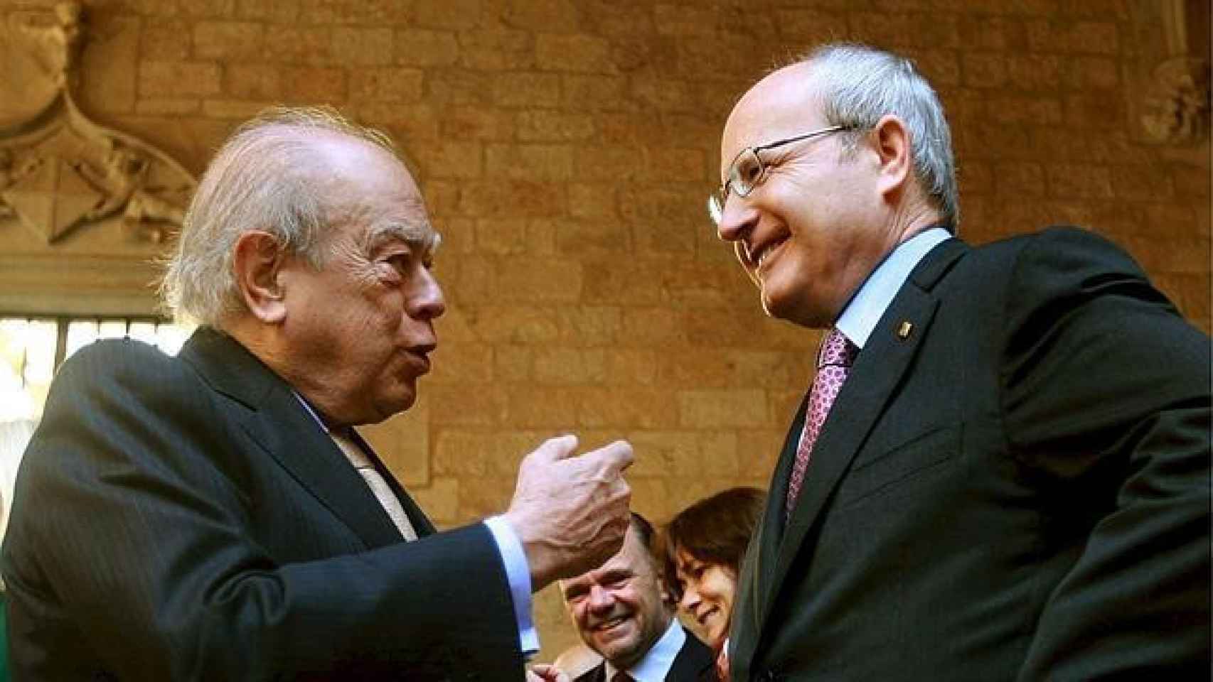 Jordi Pujol y José Montilla en una imagen de archivo / EFE