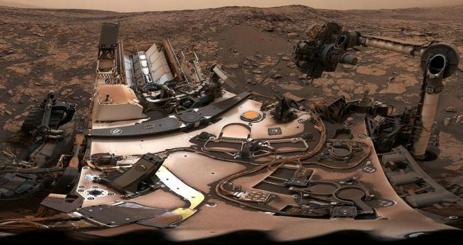 Imagen 360 grados del Rover Curiosity / NASA