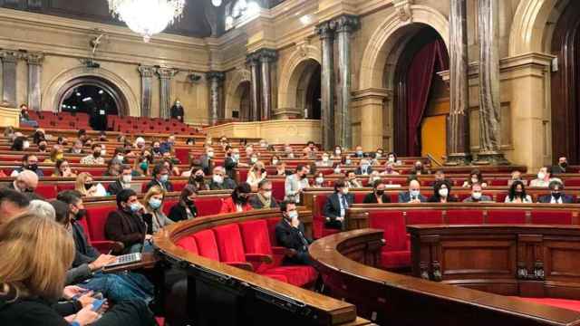 Imagen de un pleno del Parlament / EP