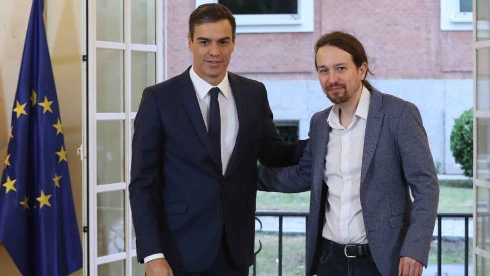 Pedro Sánchez, del PSOE, y Pablo Iglesias, de Unidas Podemos, en una imagen de archivo / EFE