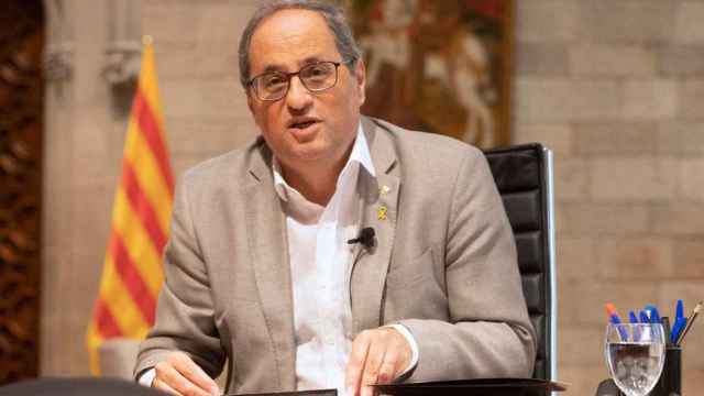 El presidente de la Generalitat, Quim Torra / RUBÉN MORENO