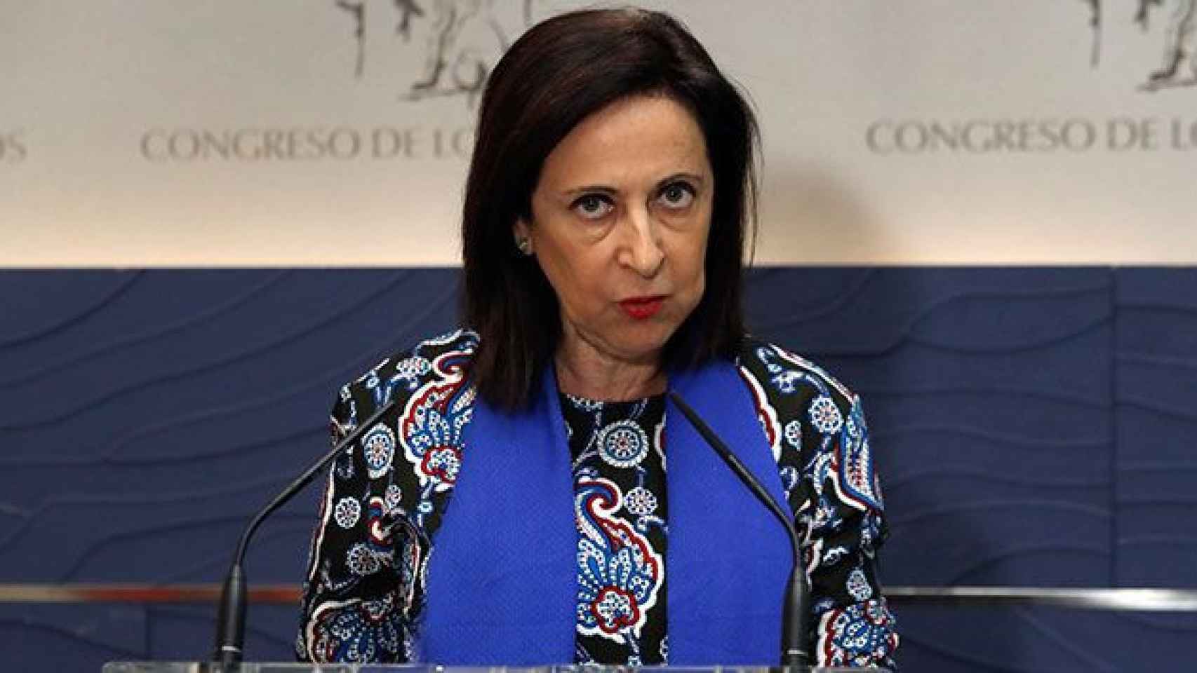 La portavoz del PSOE en el Congreso, Margarita Robles, comparece tras la Junta de Portavoces / EFE
