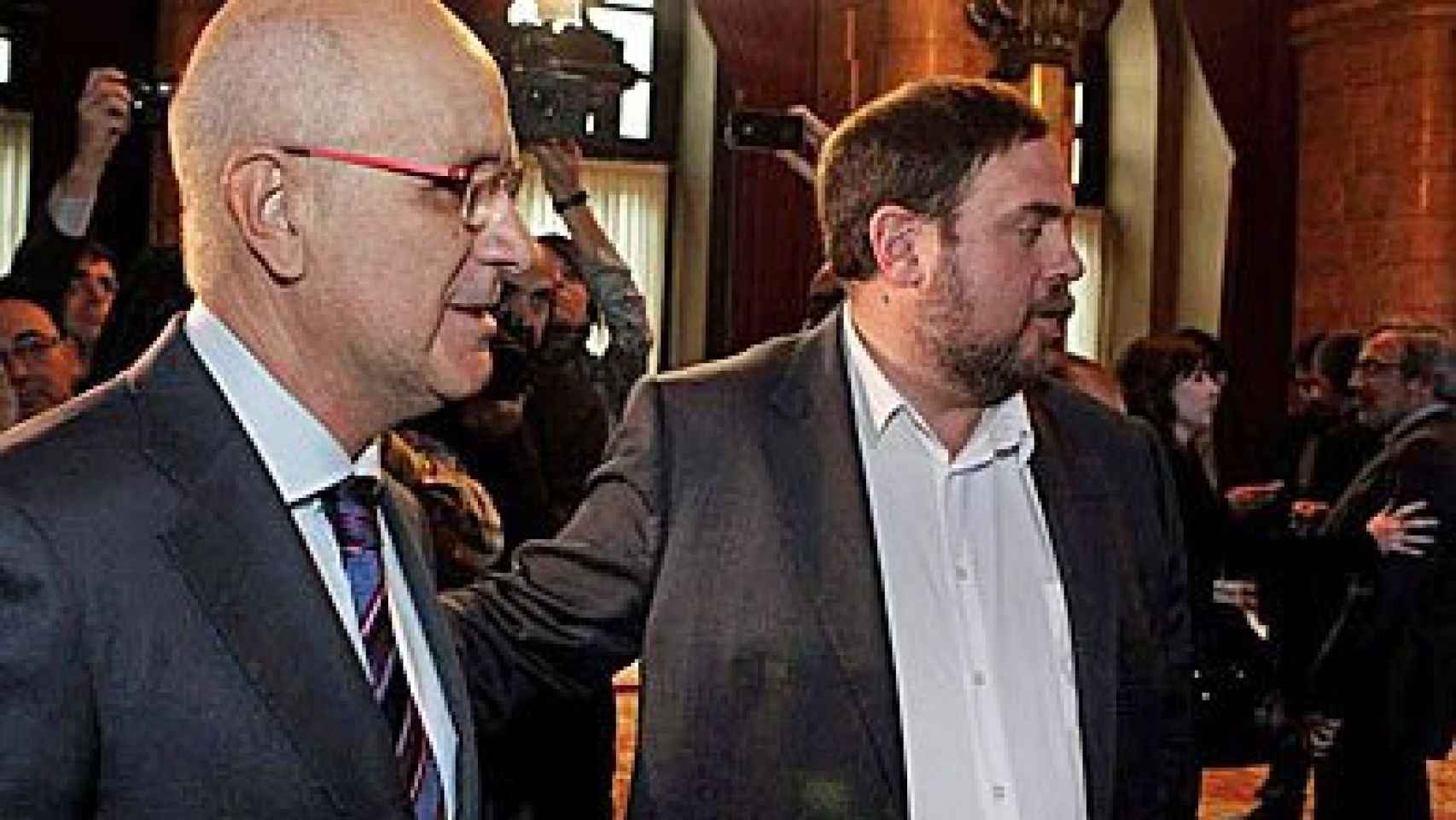 Duran i Lleida y Oriol Junqueras