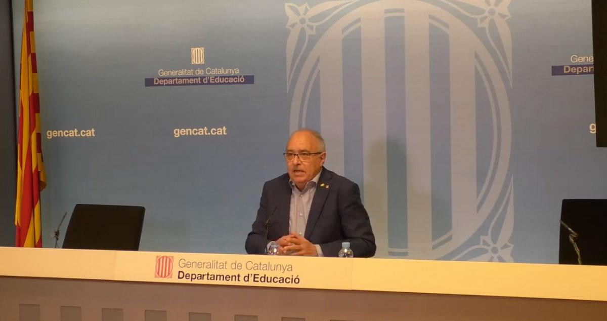 El consejero de Educación, Josep Bargalló / CG