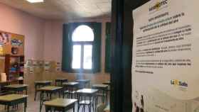 Una de las escuelas catalanas que no cuenta con sistemas de ventilación / EP