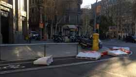 Consecuencias de las ráfagas de viento en Barcelona