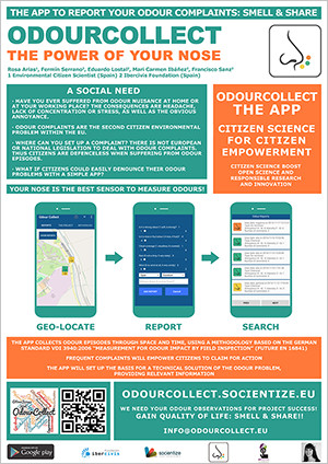 odourcollect app poster