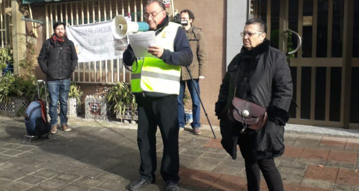 Protesta contra el abandono del barrio del Besós por parte del Ayuntamiento de Barcelona en enero / CG