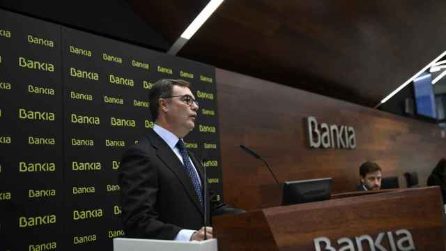 El consejero delegado de Bankia, José Sevilla, durante la presentación de los resultados de la entidad este lunes / EP