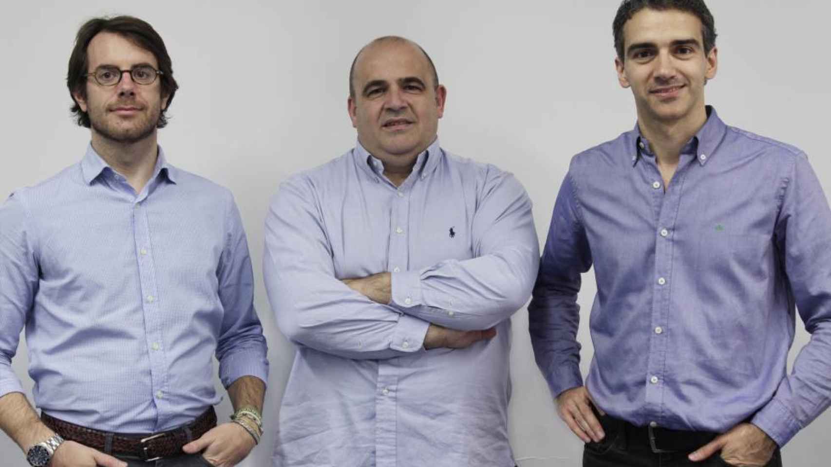 Carlos Blanco y sus socios de Encomenda Smart Capital