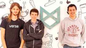 Los fundadores de la 'app' Verse, Darío Nieuwenhuis, Borja Rossell y Álex Lopera / CG