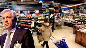 Javier Campo, presidente de Aecoc y un supermercado de España / FOTOMONTAJE DE CG