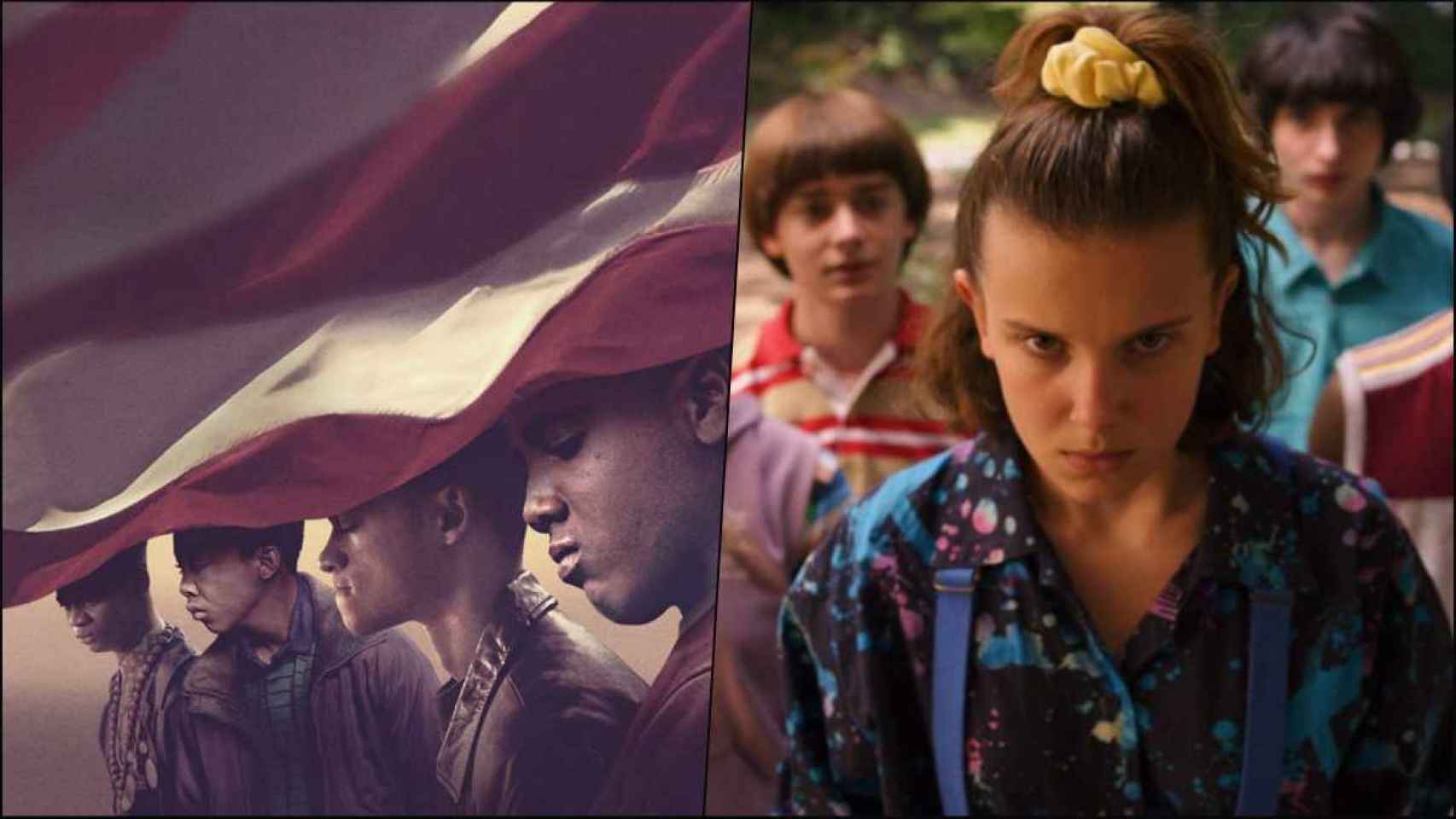 Imágenes 'Así nos ven' y 'Stranger Things', dos series originales de Netflix / NETFLIX