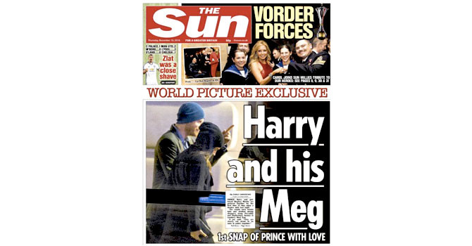 La primera fotografía del príncipe Harry y de Meghan Markle juntos / CG