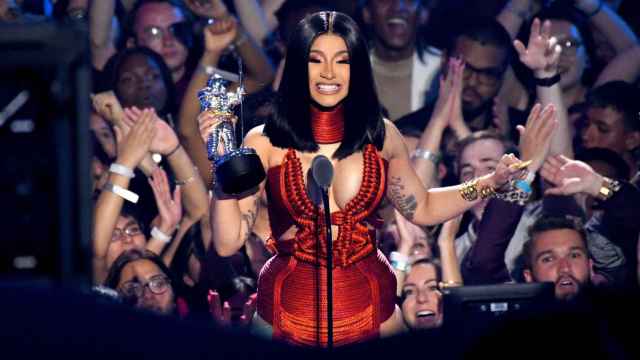 La rapera Cardi B recogiendo un premio / EUROPA PRESS