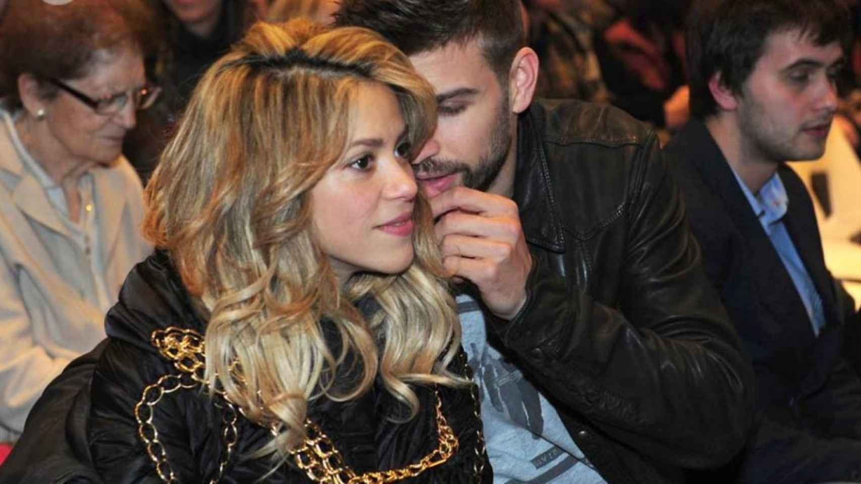 Shakira y Piqué en un evento