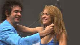 Shakira y Cerati en uno de los conciertos del artista donde la colombiana colaboraba