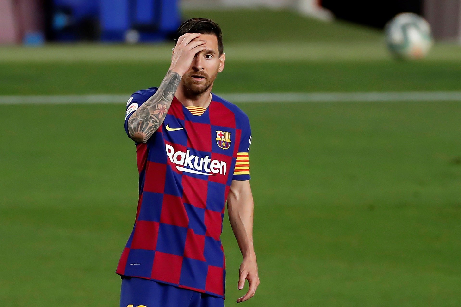 Messi en un encuentro del Barça / EFE