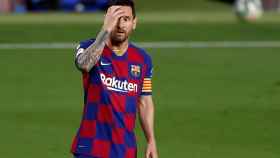 Messi en un encuentro del Barça / EFE