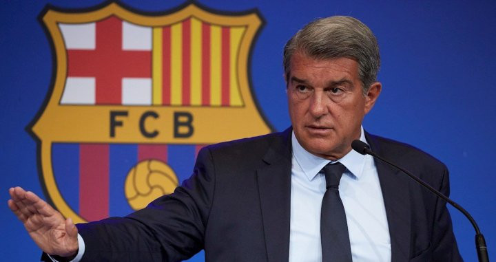 Joan Laporta comparece para explicar la due diligence del Barça / EFE
