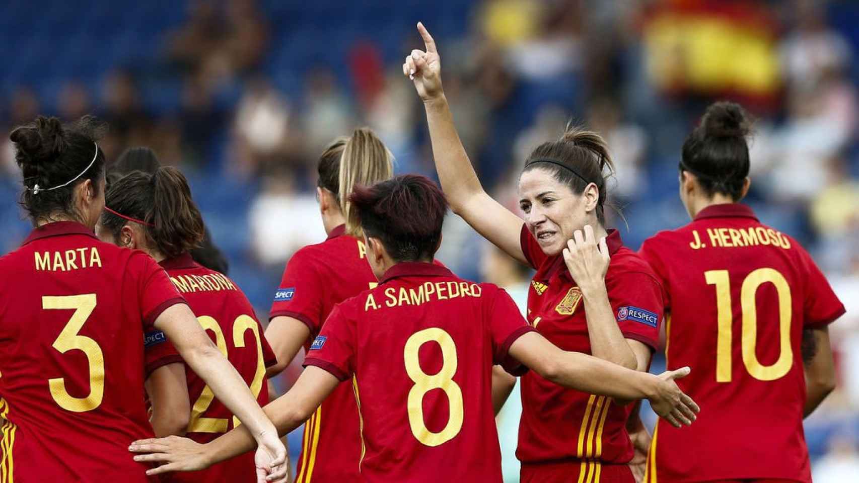 Una foto de las chicas de la Selección Española de fútbol / EFE