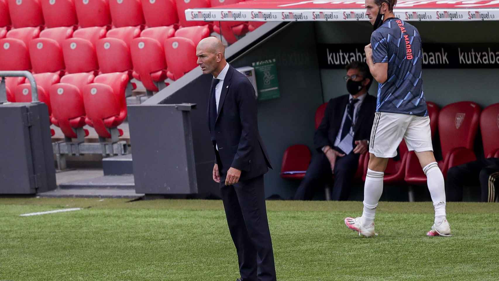Zidane y Gareth Bale durante un partido /REDES