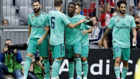 El Real Madrid celebrando un gol contra el Fenerbache / EFE