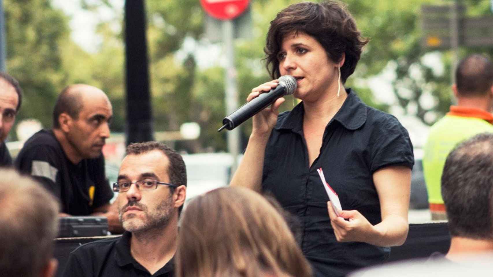 Gala Pin, exconcejal de Barcelona en Comú, durante un acto de partido / CC