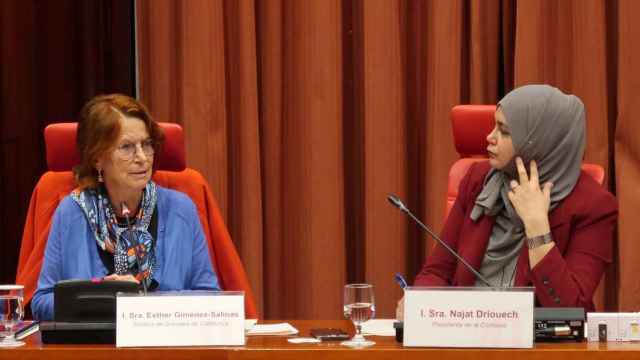 La síndica de greuges, Esther Giménez-Salinas, en comparecencia parlamentaria / PARLAMENT