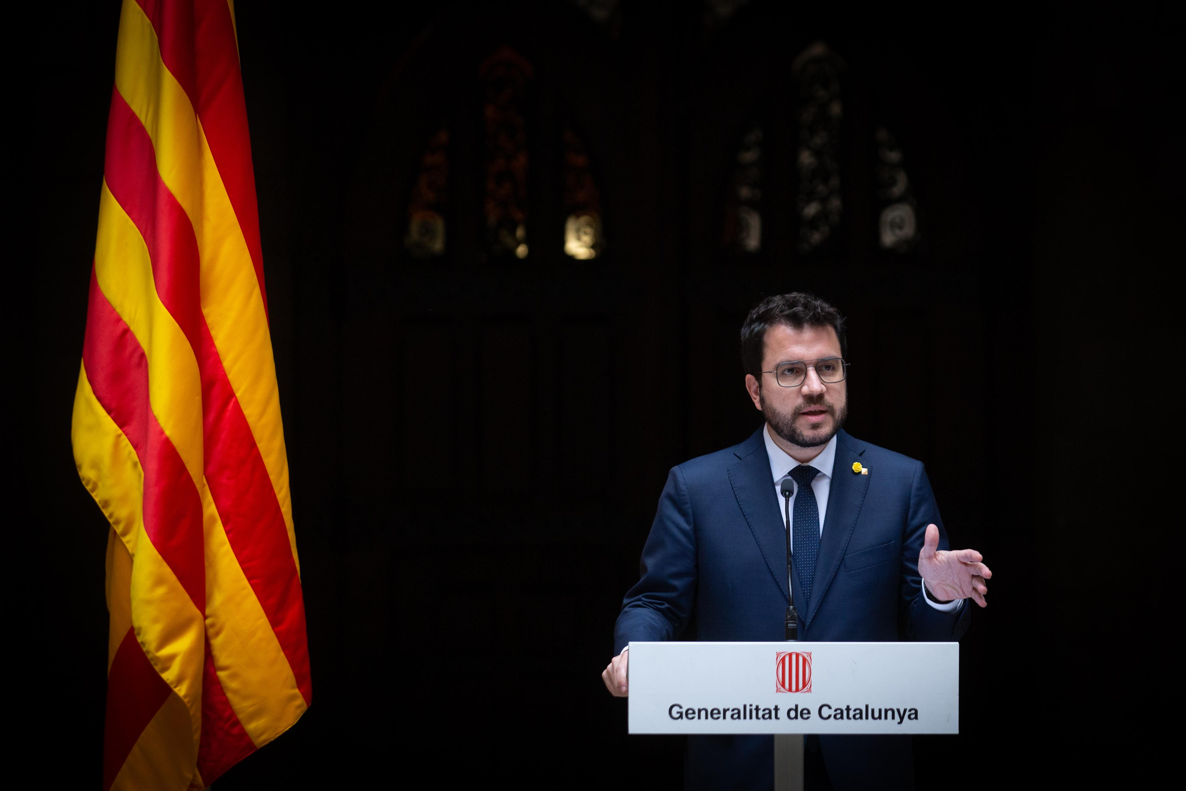 Pere Aragonès, presidente de la Generalitat de Cataluña / EP