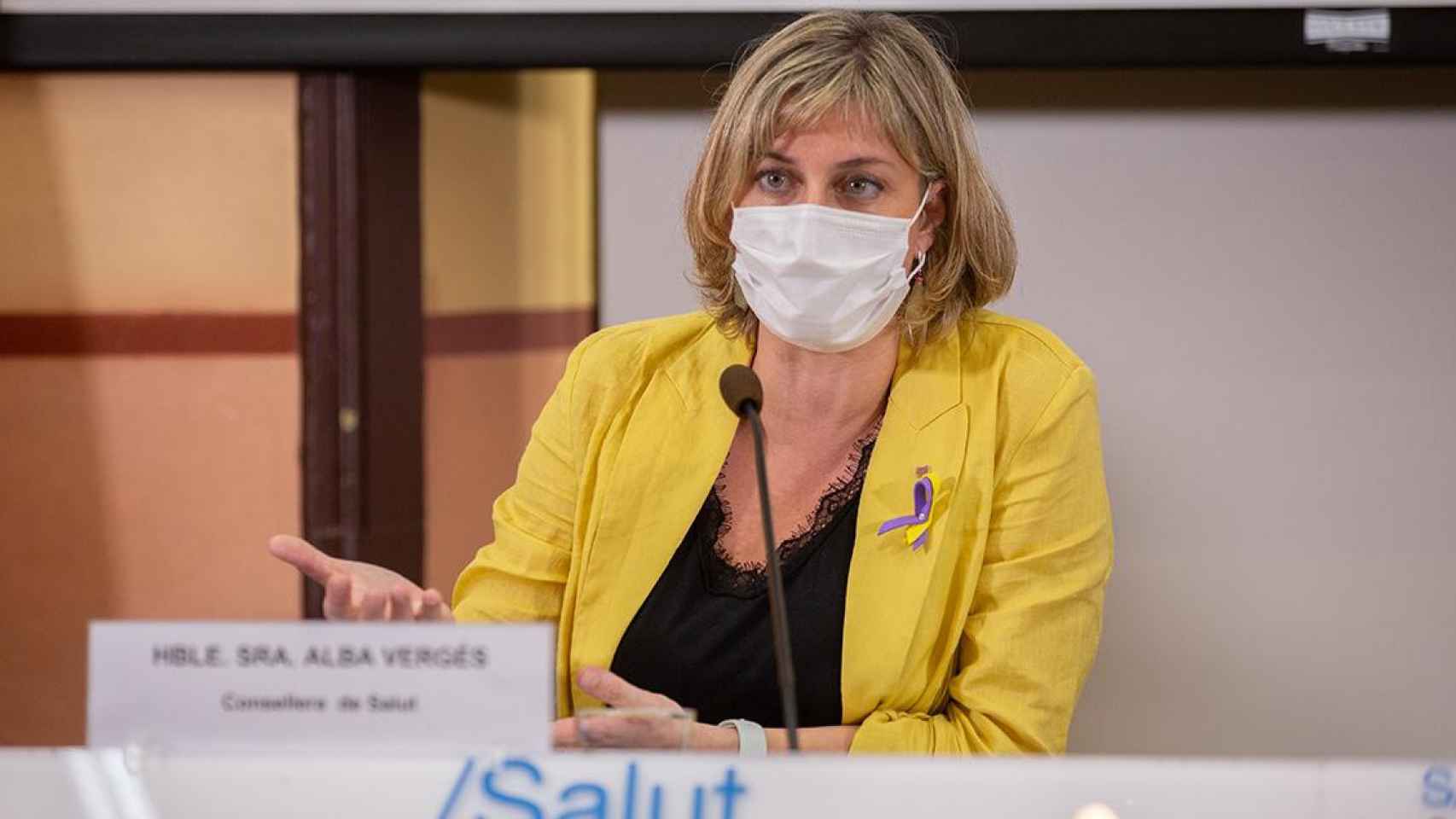 Alba Vergés, consejera de Salud de la Generalitat / EP