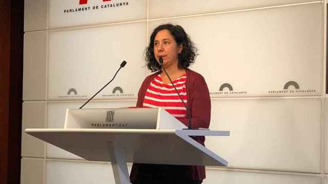 La portavoz de Catalunya en Comú-Podem, Susanna Segovia, valora la negociación de los presupuestos de Pedro Sánchez / CG