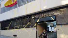 Comisaría de la Policía Nacional en Terrassa tras ser atacada por Arran