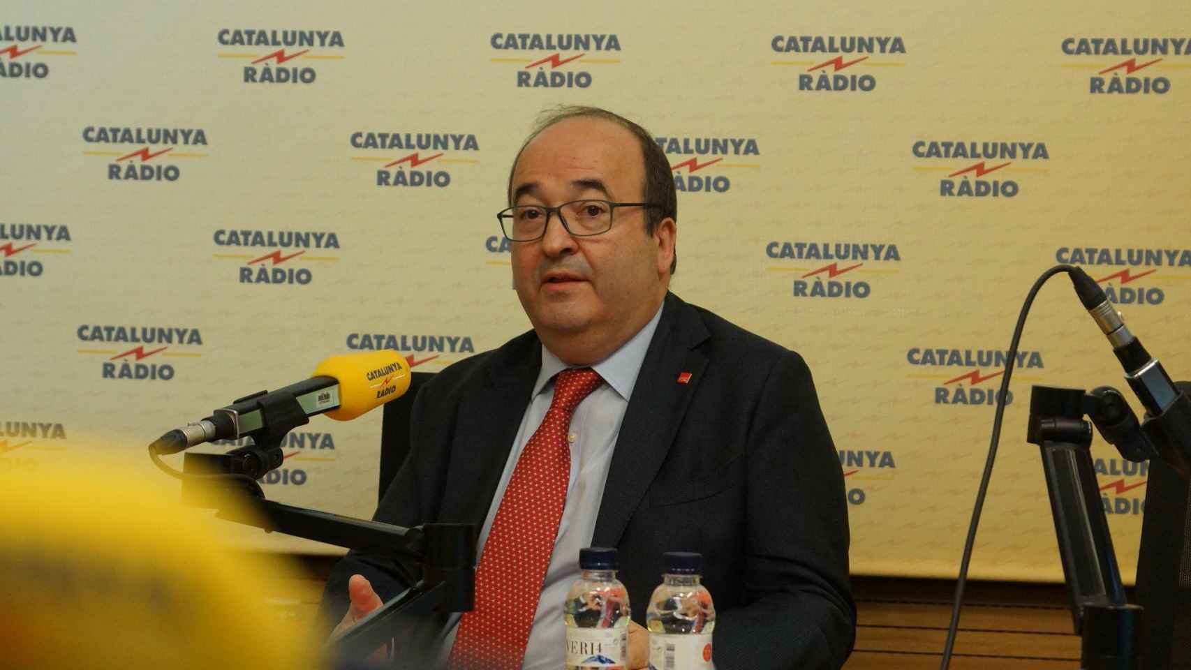 Miquel Iceta, durante la entrevista en Catalunya Ràdio / @maticatradio