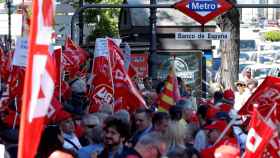 Una foto de archivo de las protestas por unas pensiones dignas / EFE