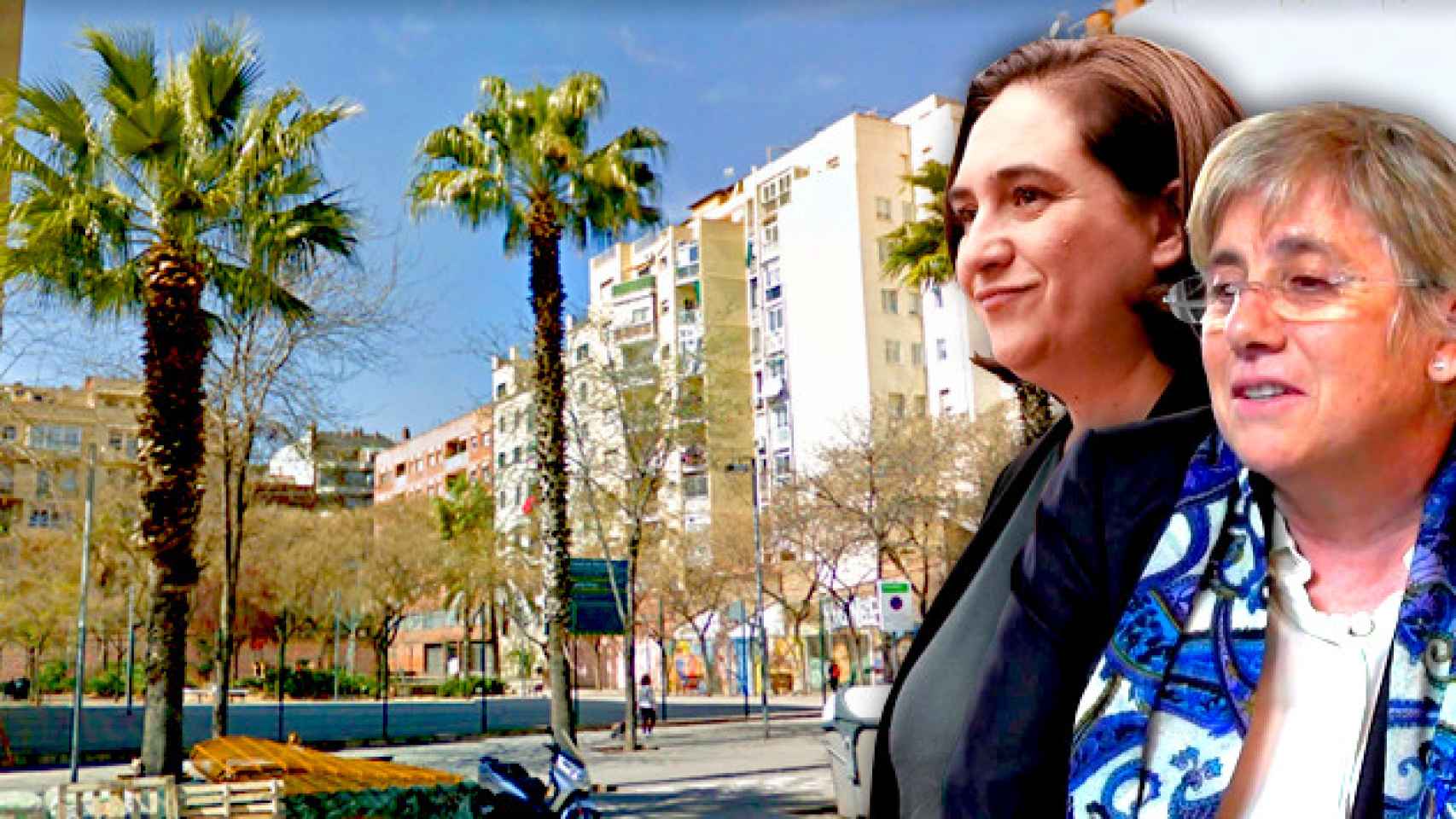 Emplazamiento del instituto Angeleta Ferrer, en la calle Marina, puede provocar una dualización social, una decisión del Consorcio de Educación, participado por el Ayuntamiento de Barcelona, que dirige Ada Colau y por el Ensenyament, que ha dirigido Cla