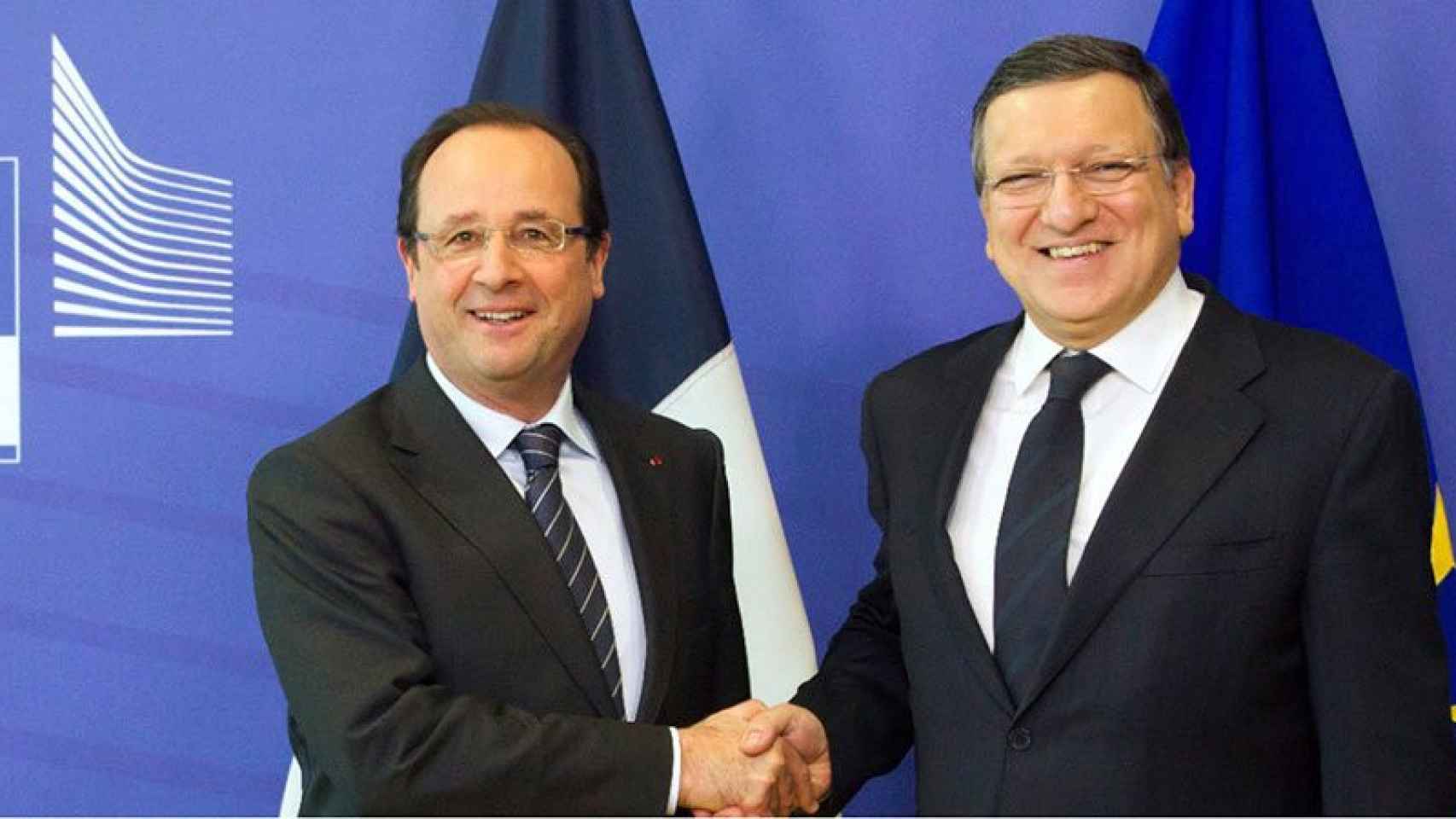 François Hollande y José Manuel Durao Barroso en una imagen de mayo de 2013.