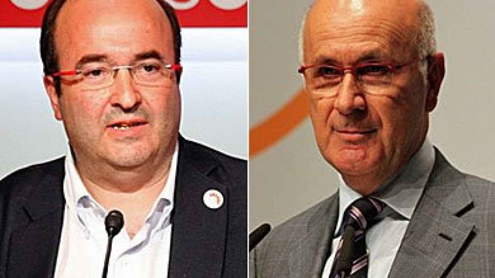 Miquel Iceta y Josep Antoni Duran i Lleida