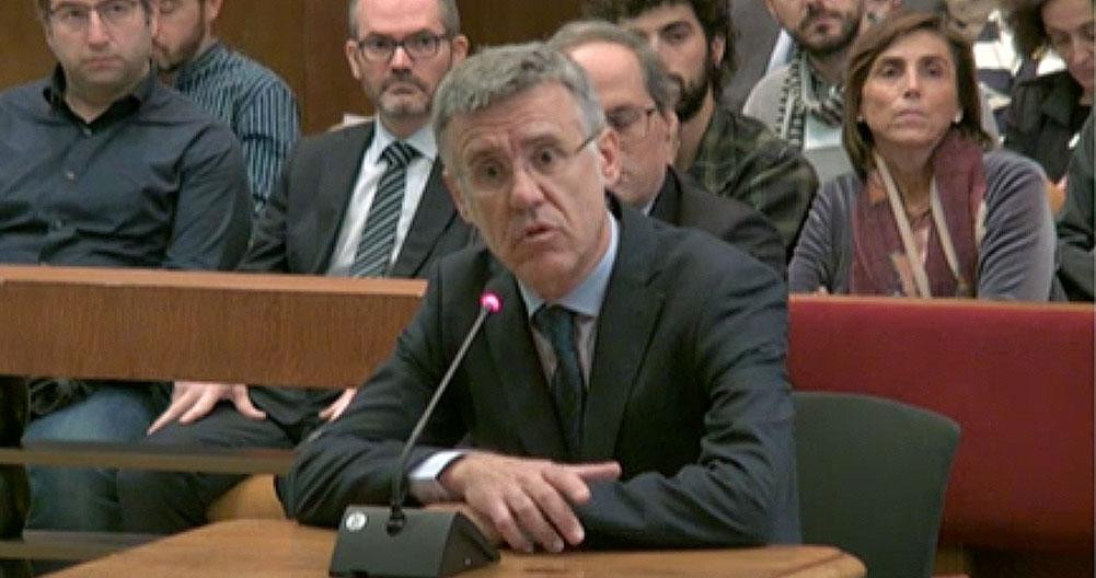 Miquel Esquius, ex comisario jefe de los Mossos d'Esquadra, como testigo en el juicio contra Torra / 324
