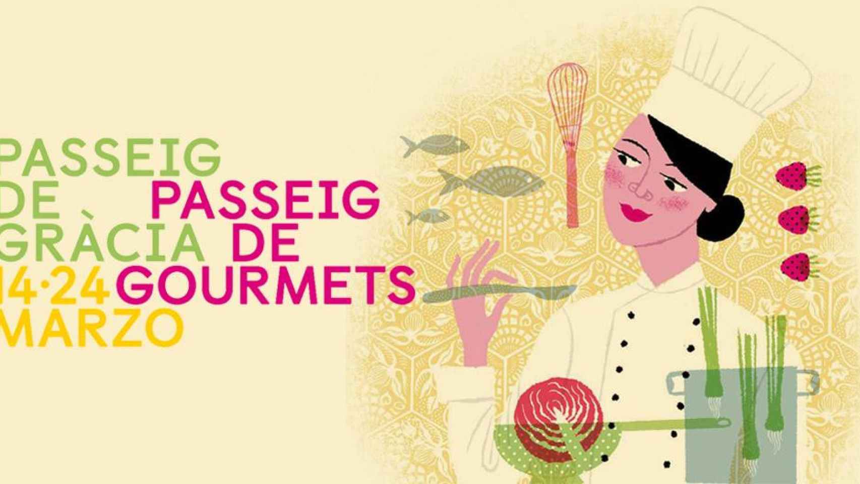 Cartel de Passeig de Gourmets 2019 / PASSEIG DE GOURMETS