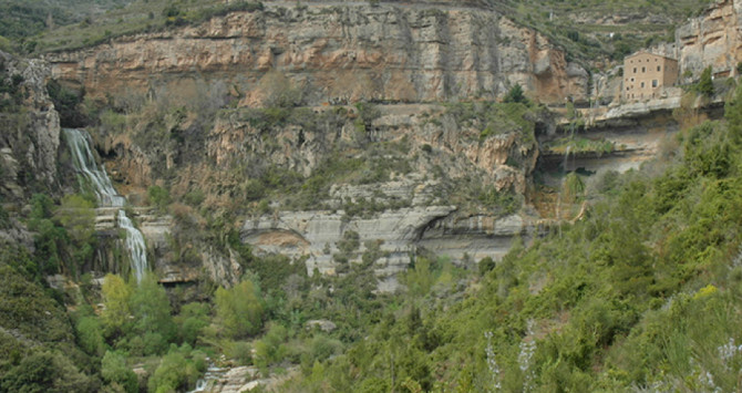 Ruta de cascadas del Monasterio de Sant Miquel del Fai