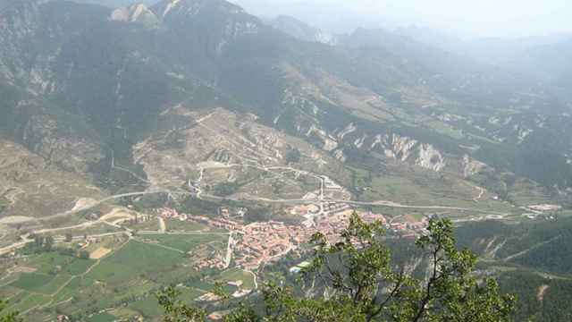 Vista aérea de Bagà