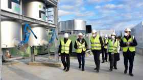 Visita institucional a las obras de la primera planta para inyectar gas renovable de Naturgy / NATURGY